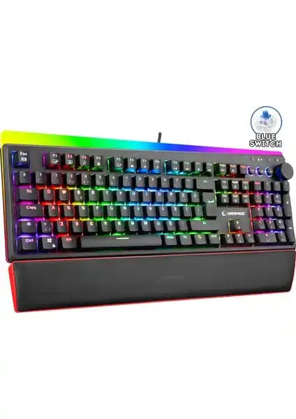 Rampage KB-R97 X-Tracer Mekanik RGB Klavye, Yüksek Performans ve Estetik Sunar