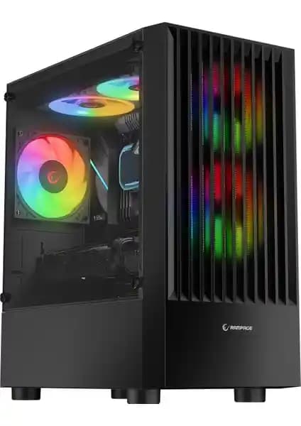 Rampage Lyra Mesh Temperli Camlı Siyah Mini-ITX Oyuncu Bilgisayar Kasası Özellikleri ve Performansı