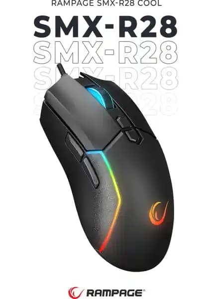 Rampage SMX-R28 Oyun Mouse'u İncelemesi: Yüksek Hassasiyet ve Estetik Tasarım