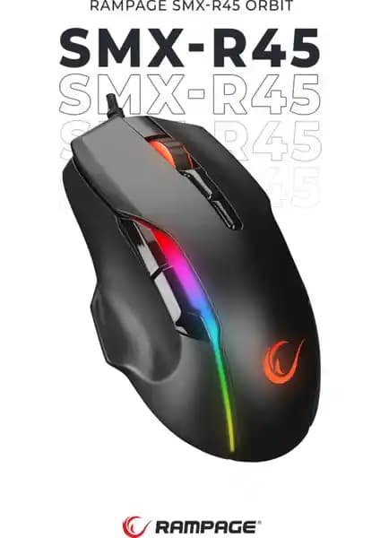 Rampage SMX-R45 ORBIT RGB Ledli Makrolu 6400 DPI Drag Click Gaming Oyuncu Mouse Özellikleri ve Performansı