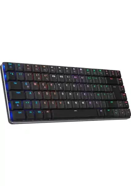 Rampage W-GRANITE Siyah/Gri Low Profile Blue Switch Q RGB Klavye Özellikleri ve Kullanım Rehberi