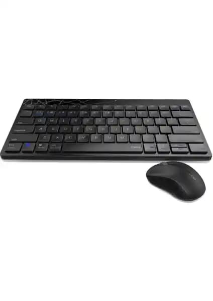 Rapoo 8000M Çok Modlu Türkçe Kablolu ve Kablosuz Klavye ile Optik Mouse Seti