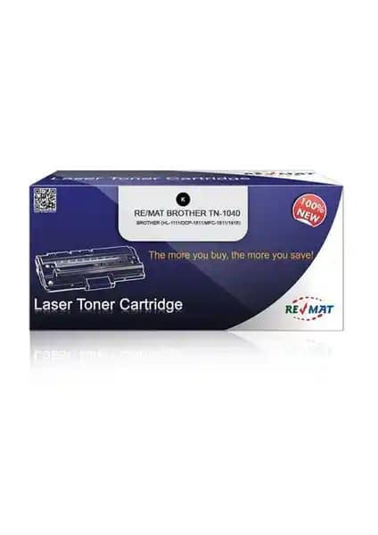 Re/mat Brother Tn-1040 Siyah Muadil Toner: Yüksek Kalite ve Ekonomik Baskı Çözümü