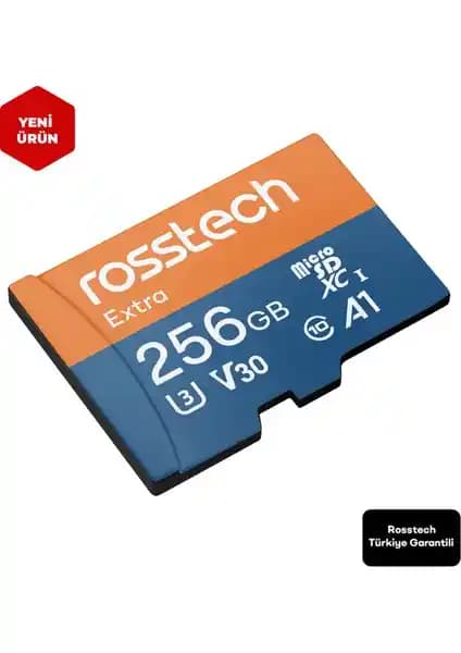 Rosstech Extra 256GB Micro SDXC Hafıza Kartı Yüksek Hız ve Güvenilirlik Özellikleriyle