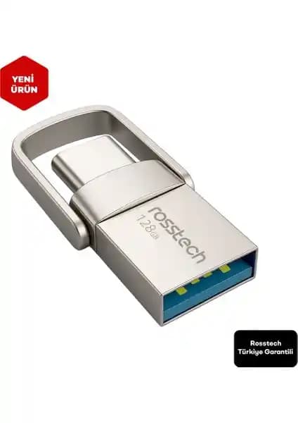 Rosstech Extra Dual Drive 128GB USB 3.2 Gen1: Hızlı ve Çok Yönlü Taşınabilir Depolama Çözümü
