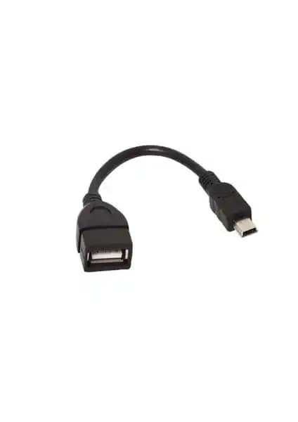 S-Link SLX-OTG25 Mini USB to USB F OTG Çevirici Kablo 10cm, Taşınabilir ve Güvenilir Bağlantı Çözümü