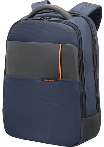 Samsonite Qibyte 15.6 İnç Mavi Notebook Sırt Çantası Günlük ve İş Kullanımı İçin Uygun