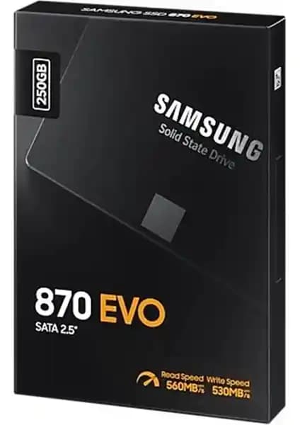 Samsung 870 Evo 250GB SSD: Yüksek Performans ve Güvenilirlik Sunan Depolama Çözümü