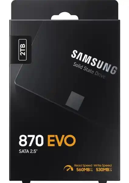 Samsung 870 EVO 2TB SSD: Yüksek Performans ve Güvenilir Veri Depolama Çözümü