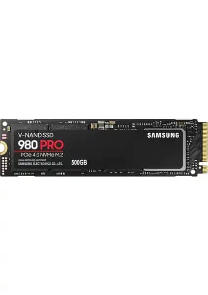 Samsung 980 Pro 500GB NVMe M.2 SSD ile yüksek performans ve hız avantajı