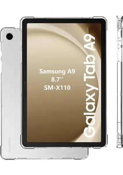 Samsung Galaxy Tab A9 8.7 İnç İçin Şeffaf Silikon Kılıf Güçlü ve Estetik Koruma Sağlar