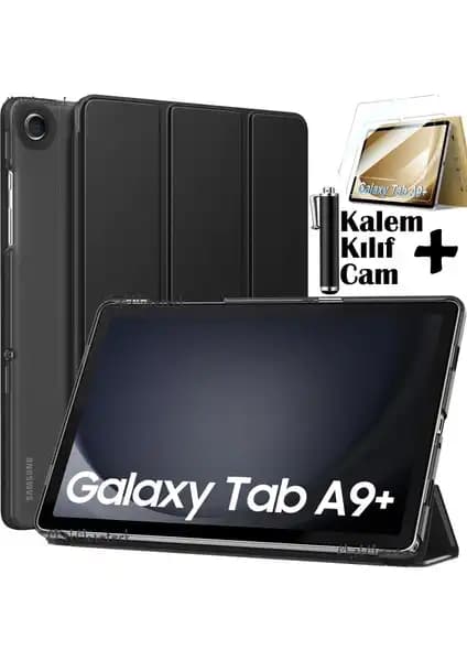 Samsung Galaxy Tab A9 Plus 11 İnç için Çok Yönlü Koruma Seti ve Aksesuarlar