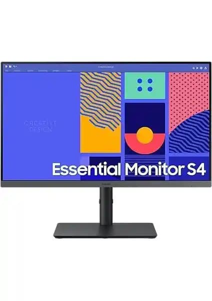 Samsung LS24C432GAUXUF Profesyonel 24 İnç IPS Monitör Yüksek Renk Doğruluğu ve Ergonomi