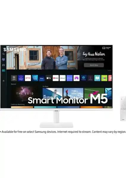 Samsung M5 LS32BM501EUXUF 32 İnç Smart Monitör Gelişmiş Bağlantı ve Yüksek Kalite Özellikleri