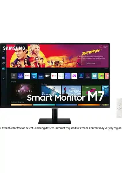 Samsung M7 LS32BM700UUXUF 32 inç 4K Akıllı Monitör ile Yüksek Kaliteli Görüntü Deneyimi