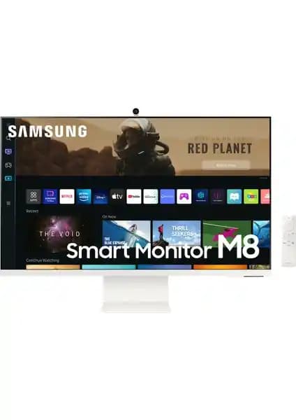 Samsung M8 Serisi LS32BM801UUXUF 32 inç UHD Akıllı Monitör Profesyonel ve Eğlence Kullanımı İçin