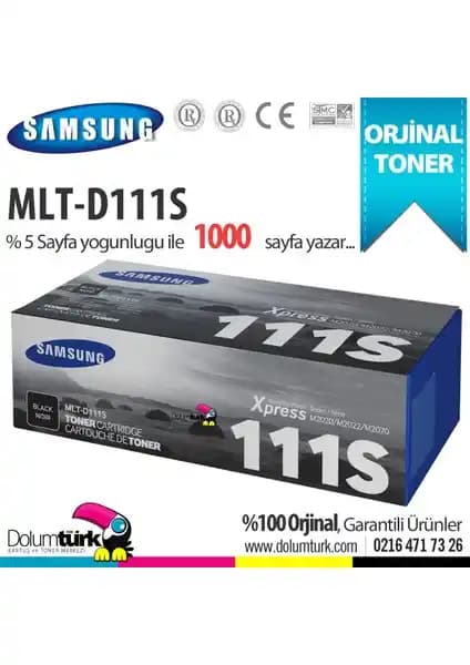 Samsung MLT-D111S Toner Kartuşu: Yüksek Kalite ve Dayanıklılık Sunan Orijinal Seçenek