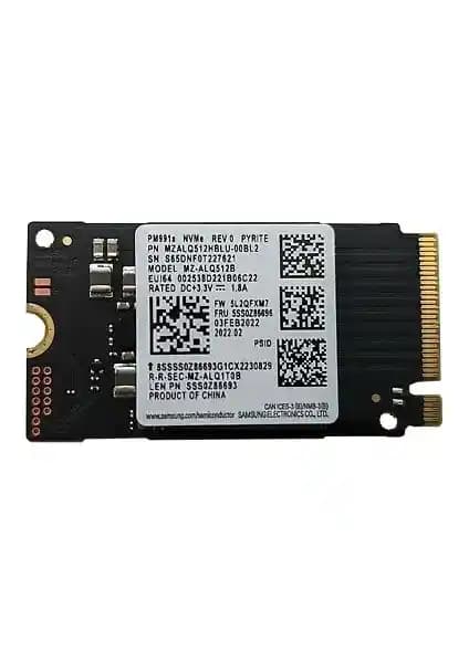 Samsung PM991A NVMe SSD 512 GB yüksek performanslı depolama çözümü