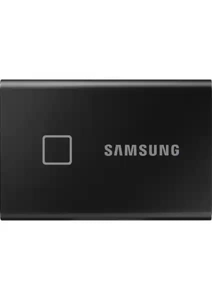 Samsung T7 Touch 500GB USB 3.2 Gen 2 Taşınabilir SSD yüksek hız ve güvenlik sunar