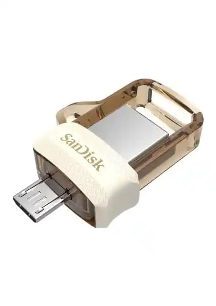 Sandisk Dual Drive M3.0 OTG 32GB Altın USB Bellek: Şık ve Pratik Veri Depolama Çözümü