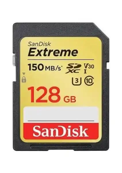 SanDisk Extreme 128GB SDXC Hafıza Kartı Yüksek Performans ve Güvenilirlik Sağlar