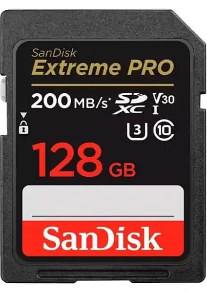 Sandisk Extreme Pro 128GB SDXC Hafıza Kartı Yüksek Hız ve Güvenilirlik Sunar