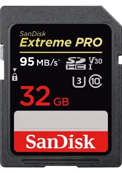 SanDisk Extreme Pro 32GB SDHC Hafıza Kartı: Yüksek Hız ve Güvenilirlik Özellikleri