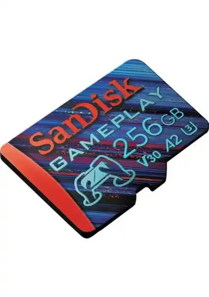 SanDisk GamePlay 256GB microSDXC Hafıza Kartı ile Yüksek Performanslı Oyun ve İçerik Depolama