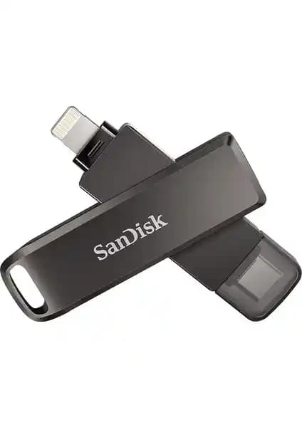 SanDisk iXpand Luxe 64GB Taşınabilir Veri Depolama Çözümü iPhone ve USB C Cihazları İçin