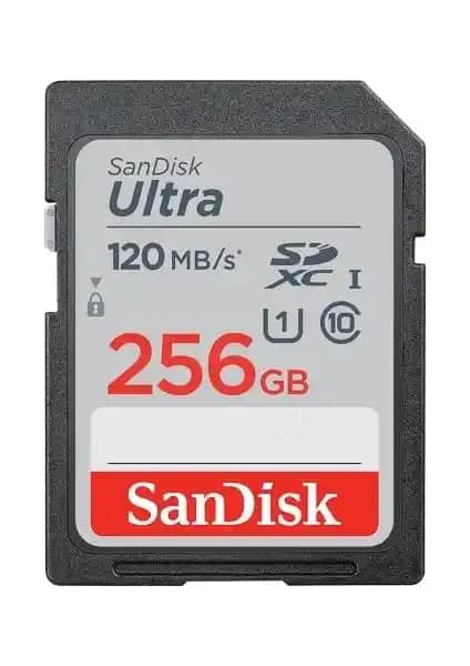 SanDisk Ultra 256GB SDXC Hafıza Kartı: Yüksek Hızlı ve Güvenilir Depolama Çözümü