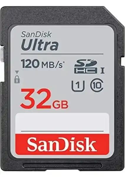 SanDisk Ultra 32GB SDHC Hafıza Kartı: Yüksek Performans ve Güvenilir Depolama Çözümü