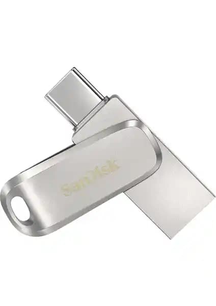Sandisk Ultra Dual Drive Luxe 64GB USB 3.1 Taşınabilir Depolama Çözümü