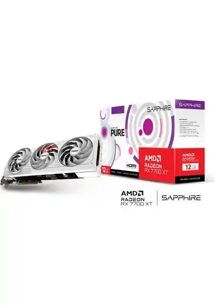 Sapphire RX 7700 XT Pure Gaming OC Ekran Kartı Yüksek Performans ve Gelişmiş Özellikler