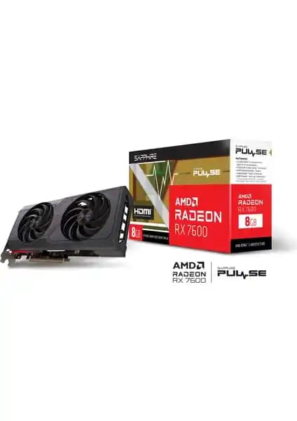 Sapphire Sapphire AMD Radeon RX 7600 Pulse 8GB: Güçlü ve Verimli Grafik Kartı Analizi
