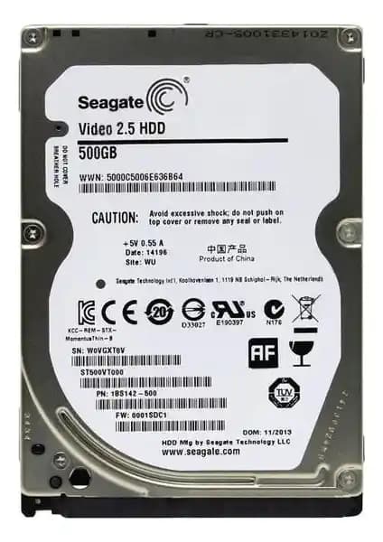 Seagate 500GB 2.5 İnç SATA 3 Sabit Disk: Güvenilir ve Yüksek Kapasiteli Depolama Çözümü