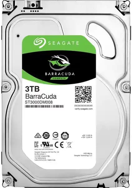 Seagate Barracuda 3TB 3.5 İnç Sabit Disk: Yüksek Kapasite ve Güvenilirlik Sunan Depolama Çözümü