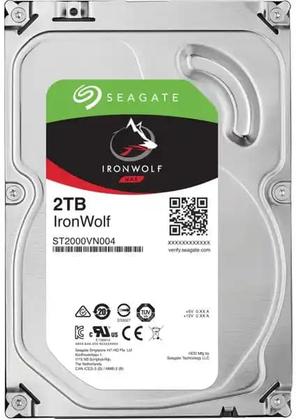 Seagate IronWolf NAS HDD 2TB Güçlü ve Güvenilir Veri Depolama Çözümü