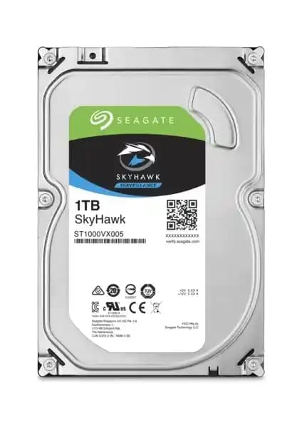 Seagate Skyhawk 1TB SATA 3 Güvenilir Güvenlik ve Video Kayıt Depolama Diskleri