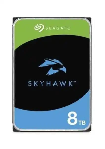 Seagate SkyHawk 8TB 5400RPM 256MB Güvenilir ve Yüksek Kapasiteli Sabit Disk