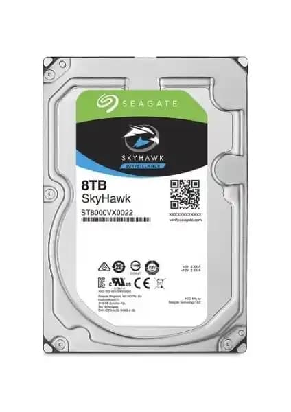 Seagate SkyHawk 8TB ST8000VX0022: Güçlü ve Güvenilir Profesyonel Depolama Çözümü