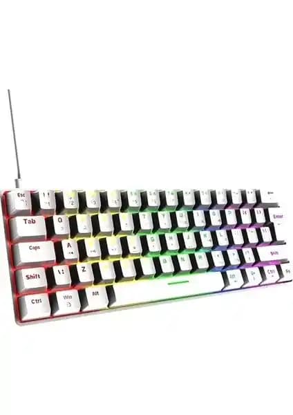 Silabor T60 Beyaz Renk Mavi Switch RGB Klavye İncelemesi ve Kullanıcı Yorumları