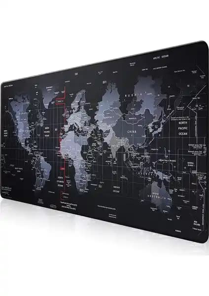 Slaster 90x40 Dünya Haritası Desenli XXL Gaming Mousepad İnceleme ve Özellikler
