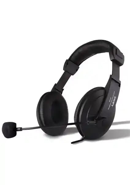 Snopy SN-4388 Profesyonel Mikrofonlu Kulaklık Siyah Ses ve Konfor Performansı