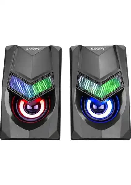 Snopy SN-X25 RGB Işıklı USB Hoparlör İncelemesi ve Teknik Özellikler