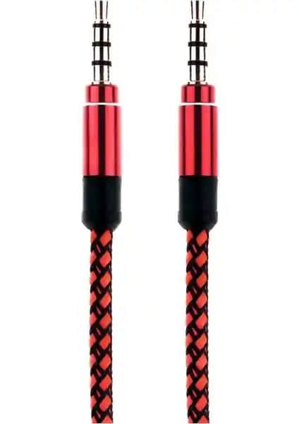 Soultech Aux Kablo Kırmızı (DK902K): Yüksek Performanslı ve Dayanıklı Ses Bağlantısı