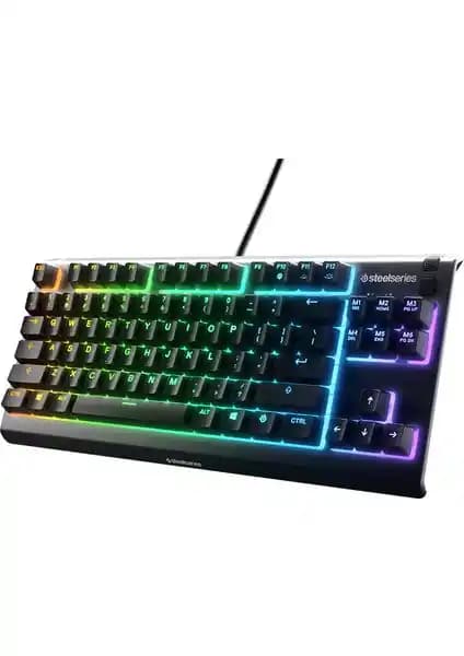 SteelSeries Apex 3 TKL Oyun Klavyesi: Dayanıklı, Su Geçirmez ve Kişiselleştirilebilir Özellikler