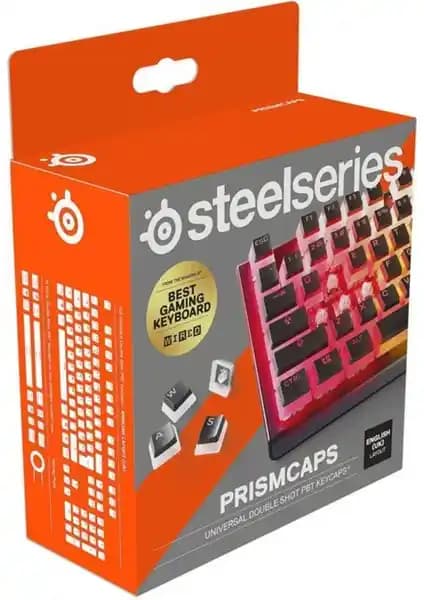 SteelSeries Prism Caps Siyah Tuş Takımı: Dayanıklı ve Estetik Oyun Klavyesi Aksesuarı