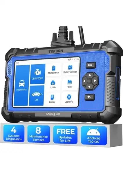 Topdon Yükseltilmiş AD600 OBD2 Tarayıcı ile Otomotiv Teşhisinde Yenilikçi Çözüm