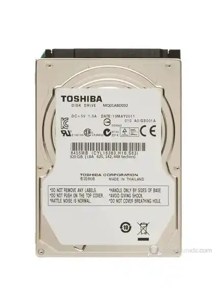Toshiba 2.5 İnç 320GB 5400RPM SATA-2 Sabit Disk Yüksek Performans ve Güvenilirlik