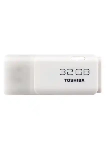 Toshiba Hayabusa 32GB Beyaz USB Bellek: Şık Tasarım ve Günlük Kullanım İçin Uygun